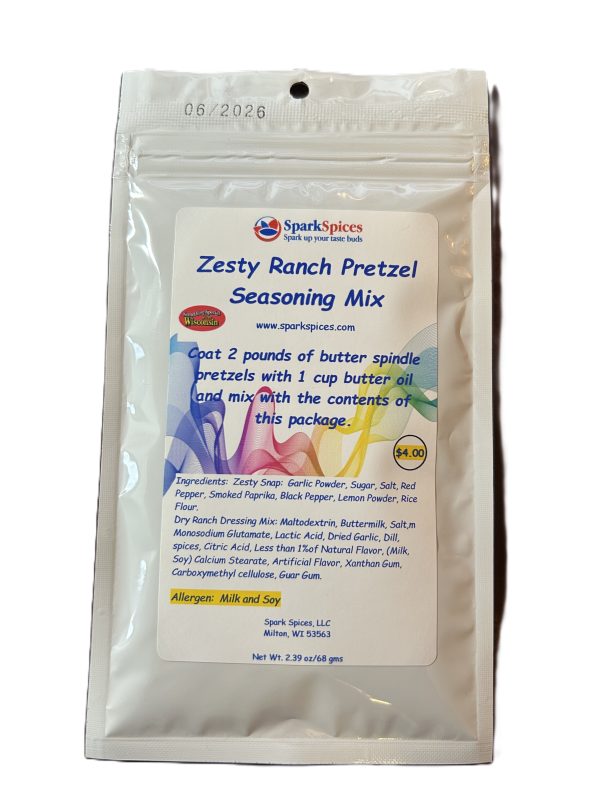 Zesty Ranch Pretzel Seasoning Mix